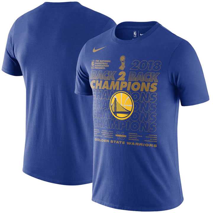 Golden State Warriors Nike 2018 NBA Finals Champions Locker Room T-Shirt Blue,We sell and wholesale Golden State Warriors Nike 2018 NBA Finals Champions Locker Room T-Shirt Blue on line form chian!
